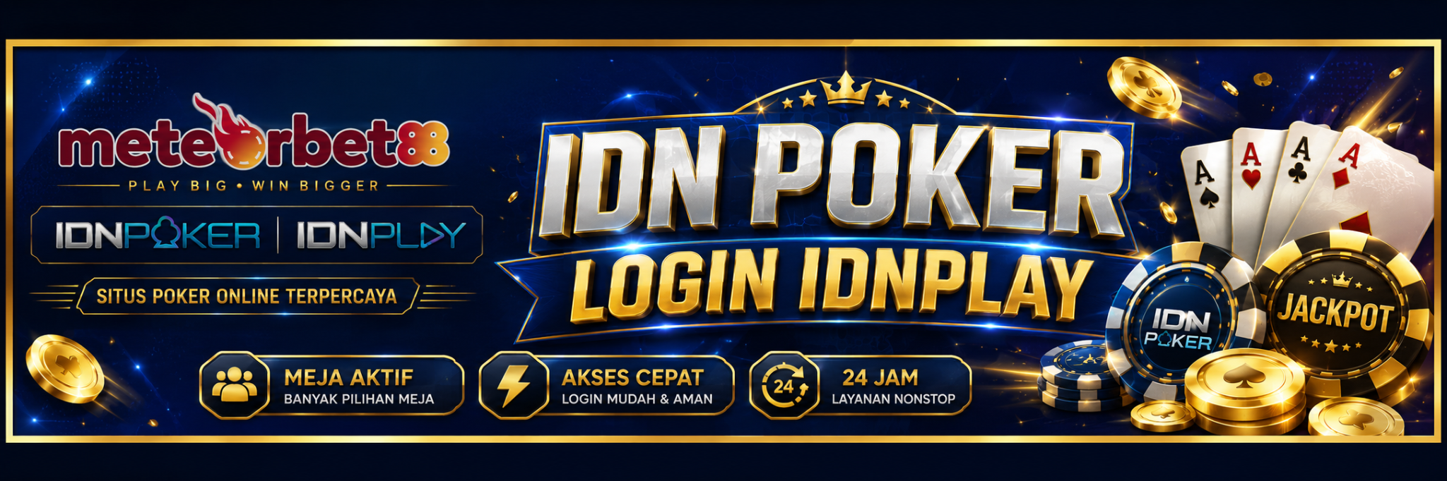 Banner IDN Poker METEORBET88